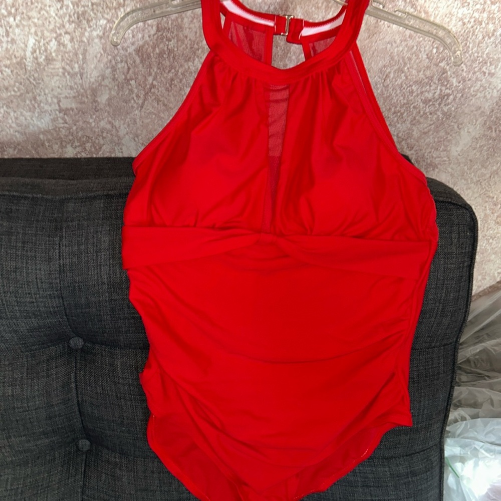 New large red bathing suit